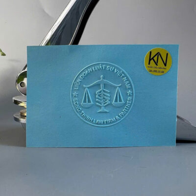 Dấu dập nổi cán kẹp cầm tay