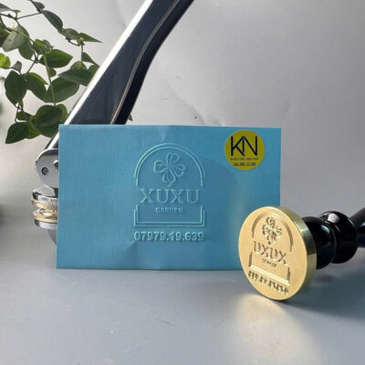 Dấu dập nổi cán kẹp cầm tay