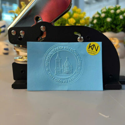 Bộ dấu cán kẹp để bàn