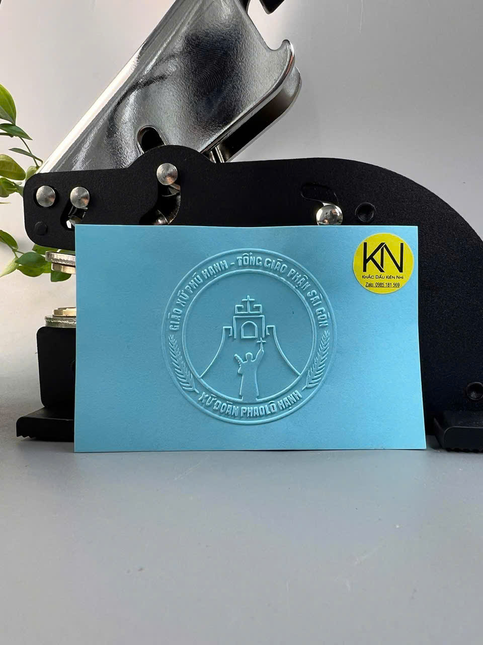 Bộ dấu cán kẹp để bàn