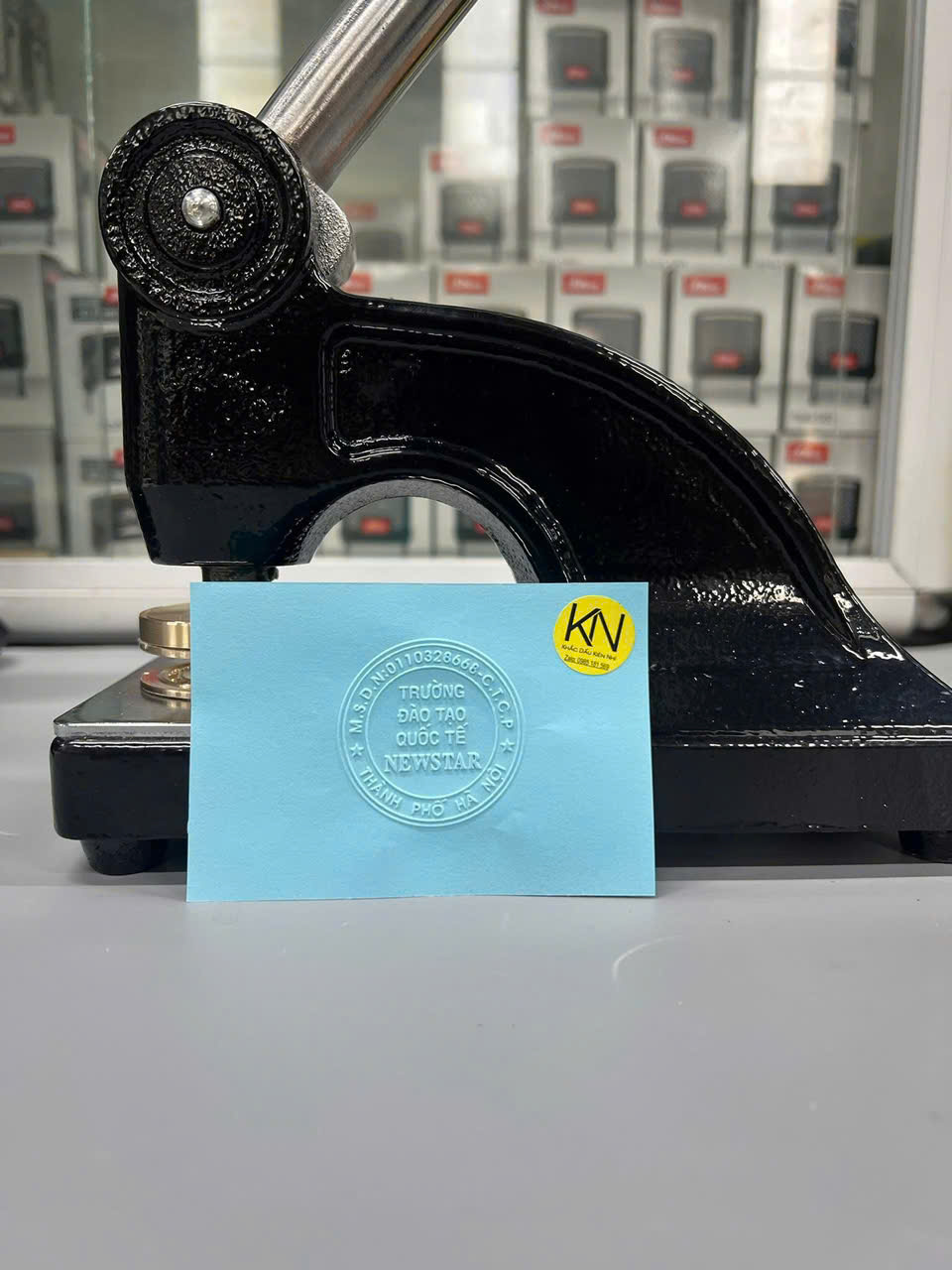 Bộ dập nổi cán kẹp cỡ lớn