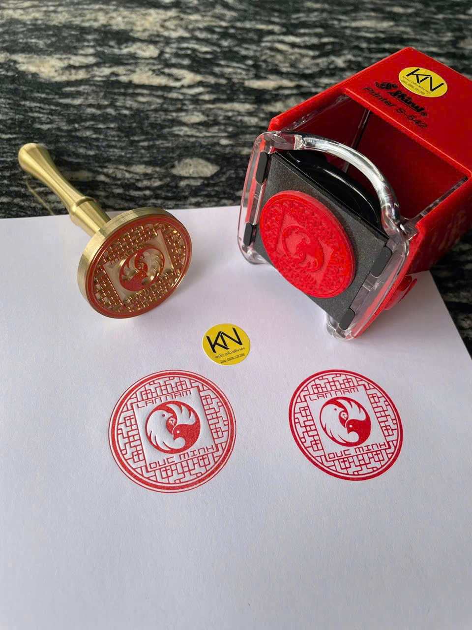 Dấu đồng cán đồng