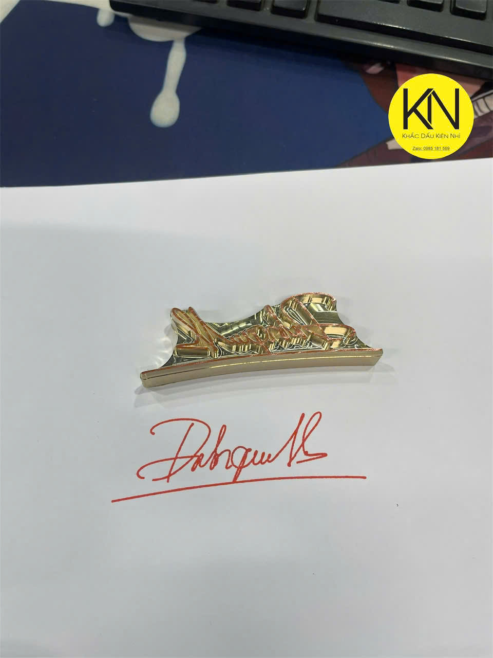 Dấu đồng cán đồng