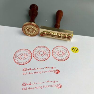 Dấu đồng cán gỗ