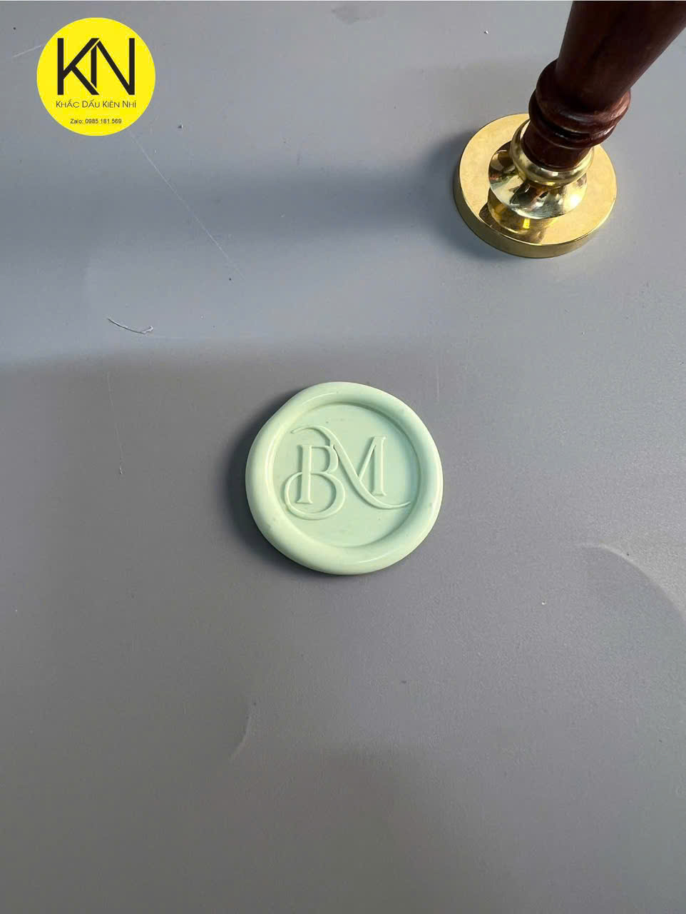 Dấu đồng in sáp
