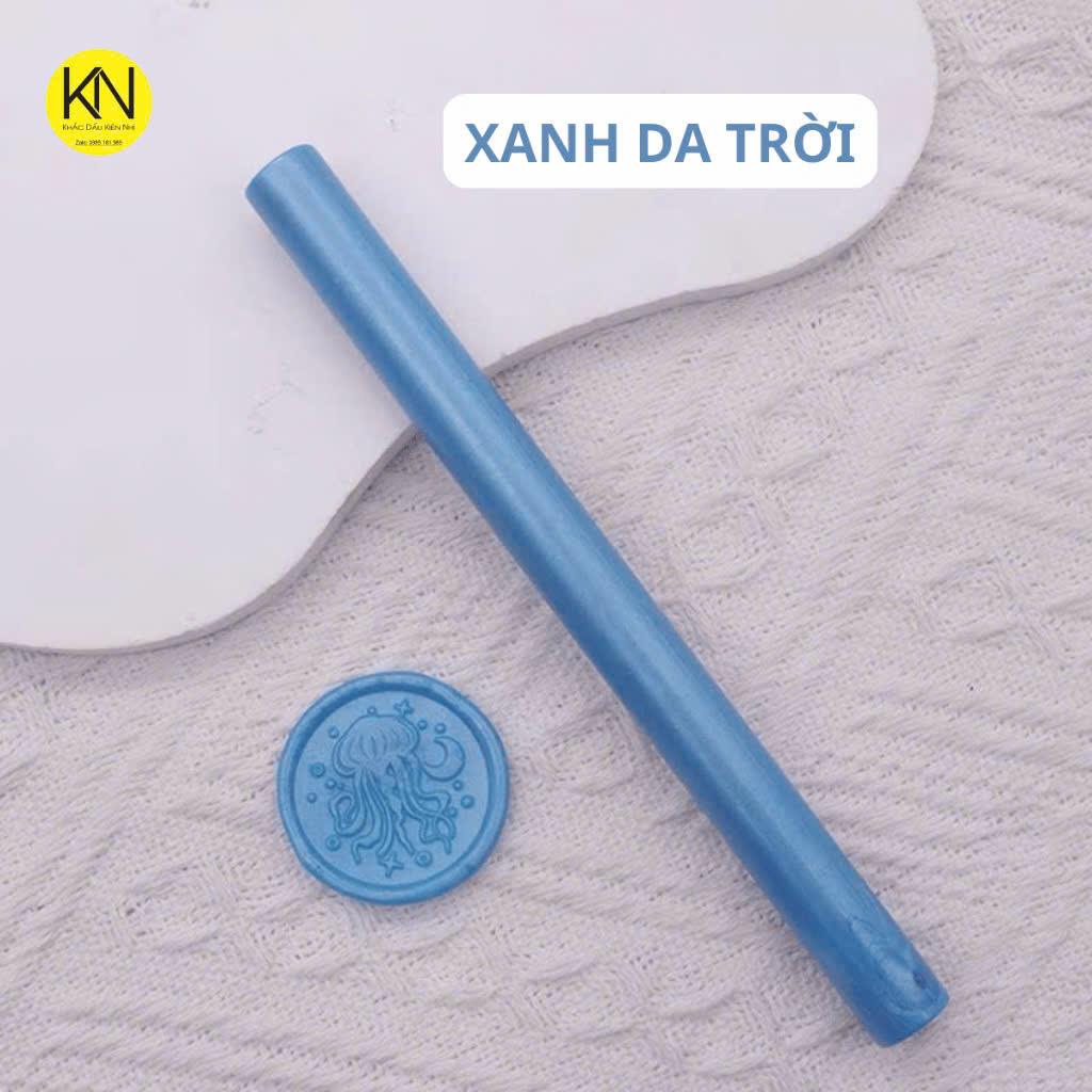 Sáp cây to( 1*13.5cm) (xanh da trời)