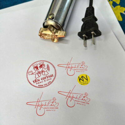 Dấu in nhiệt lên bánh