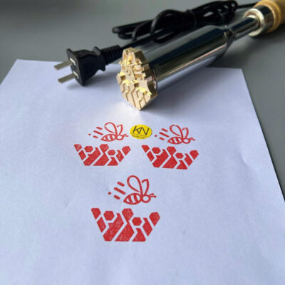 Dấu in nhiệt lên bánh